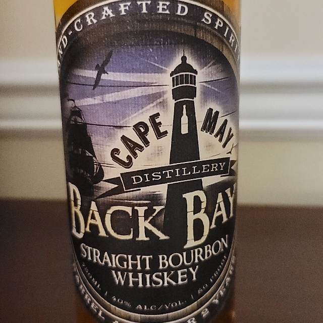 Cape May Distillery Back Bay Straight Bouron Whiskey