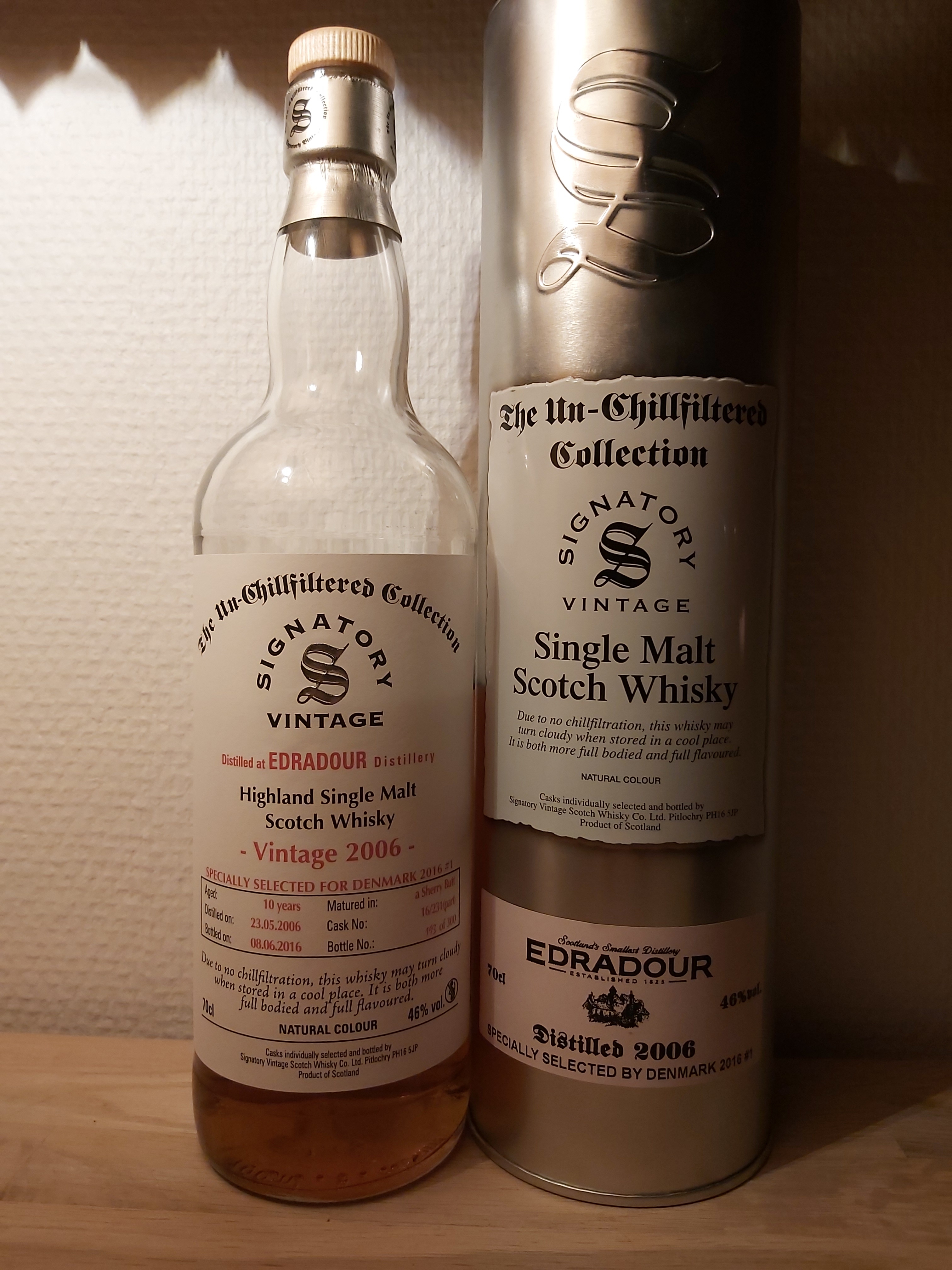 Edradour 2006 10 Year Un-Chillfiltered Collection (Signatory)