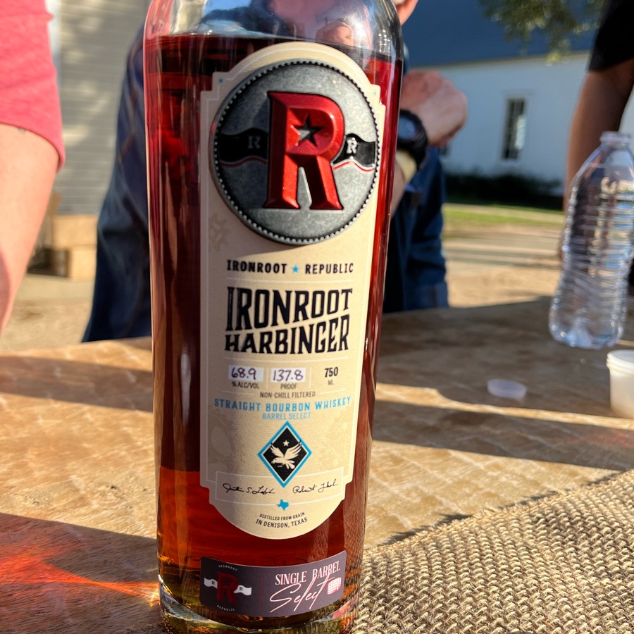 Ironroot Harbinger Single Barrel Select (Texas Whiskey Featival 2023)