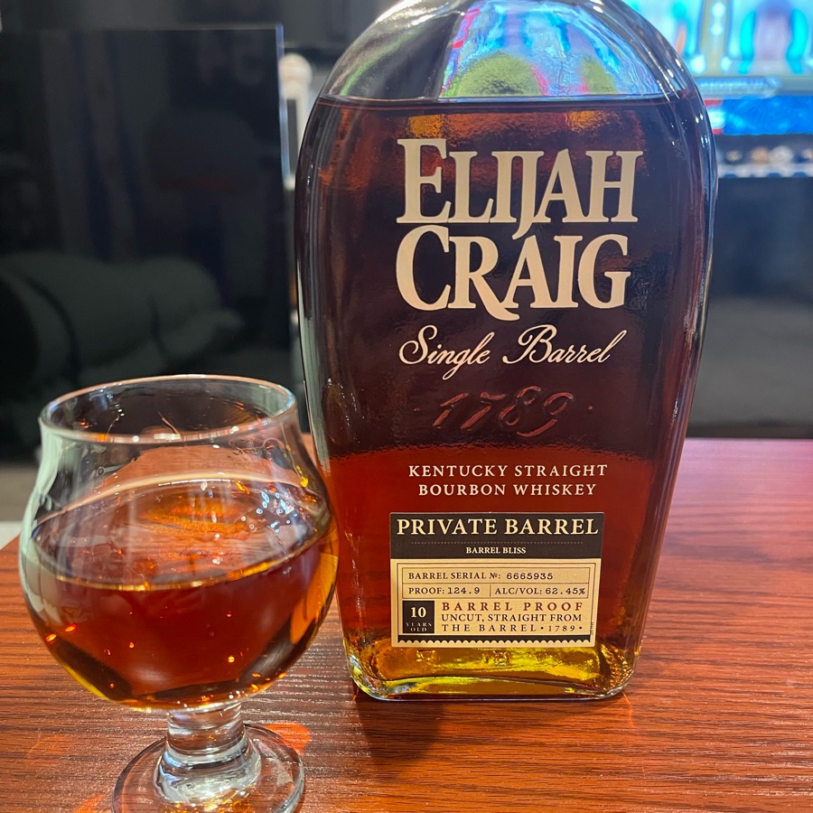 Elijia Craig Single Barrel Private Barrel (Barrel Bliss 10 year)