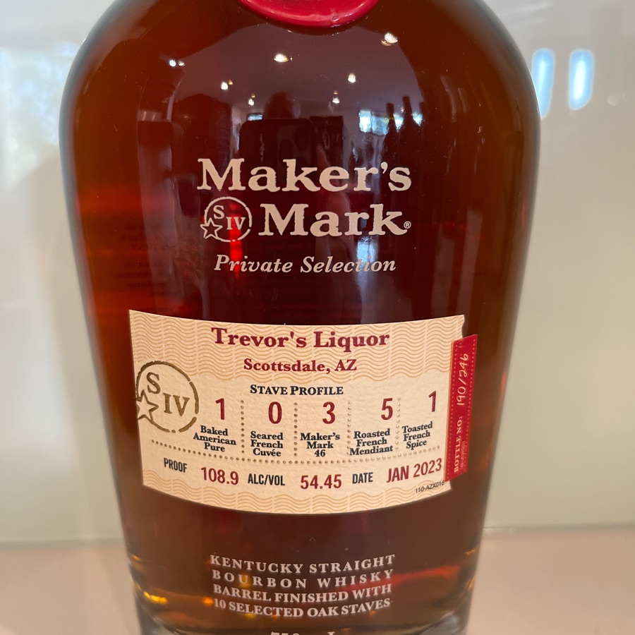 Maker's Mark Private Selection (Trevor's Liquor)