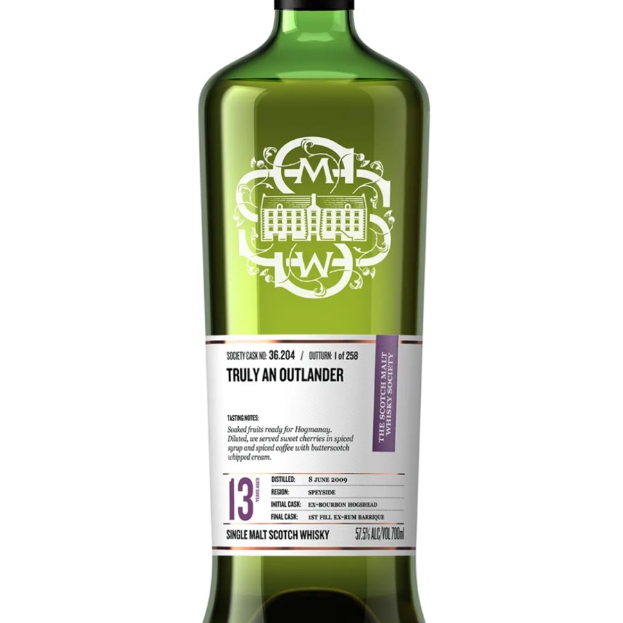 Benrinnes 2009 Truly an Outlander Cask No. 36.204 (SMWS)