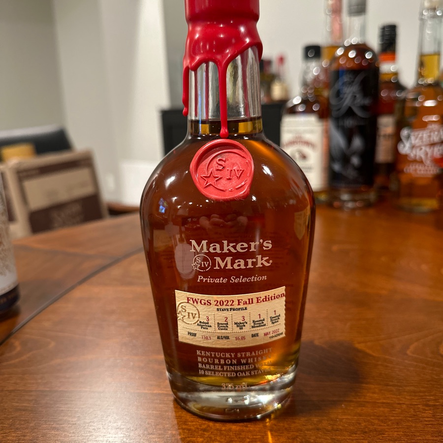 Maker's Mark Private Selection FWGS 2022 Fall Edition