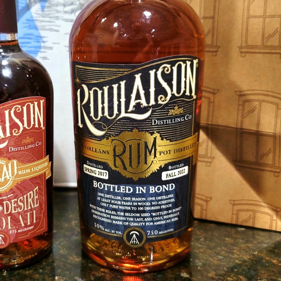 Roulaison Distilling Co Rum Bottled in Bond