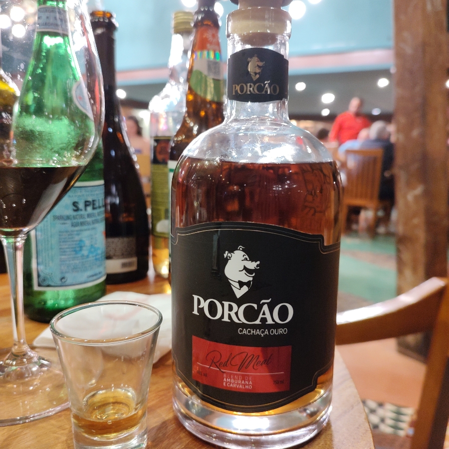 CACHAÇA PORCÃO RED MEAL BLEND CARVALHO & AMBURANA