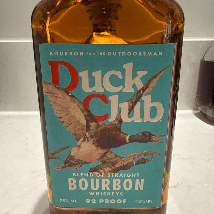 Duck Club Bourbon 92 Proof