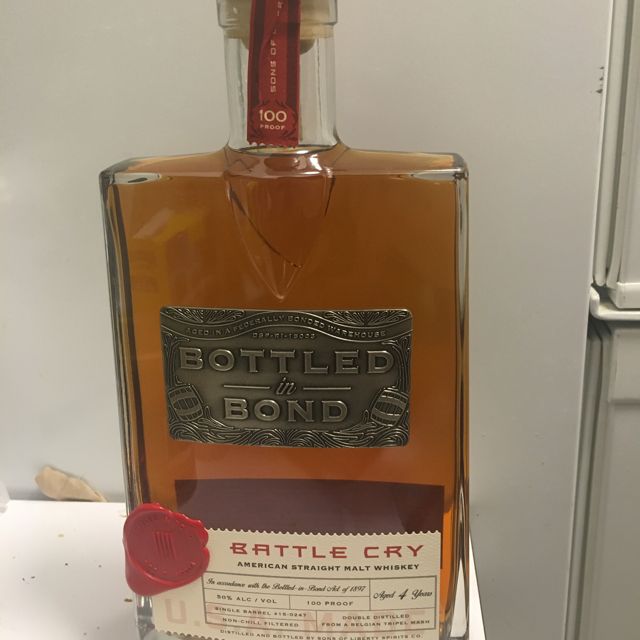 Sons of Liberty Bottled and Bonded Battle Cry