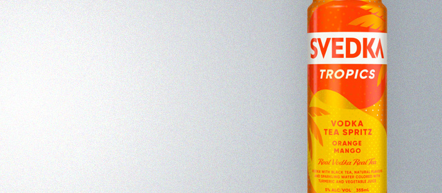 Svedka Tropics Vodka Tea Spritz Orange Mango