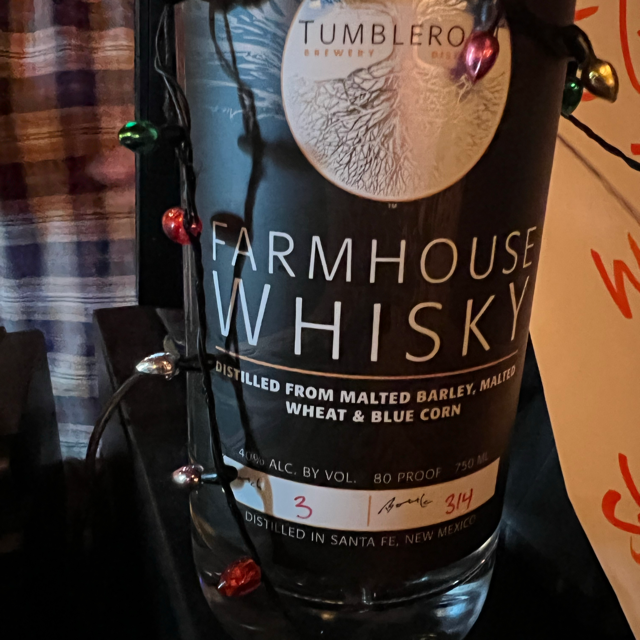 Tumbleroot farmhouse whiskey