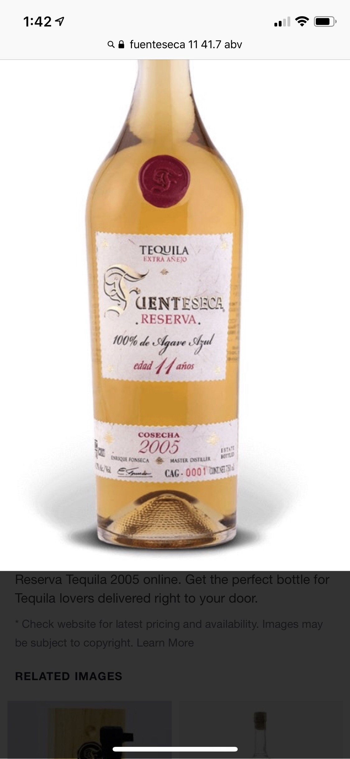 Fuenteseca Reserva Extra Añejo 11 Años