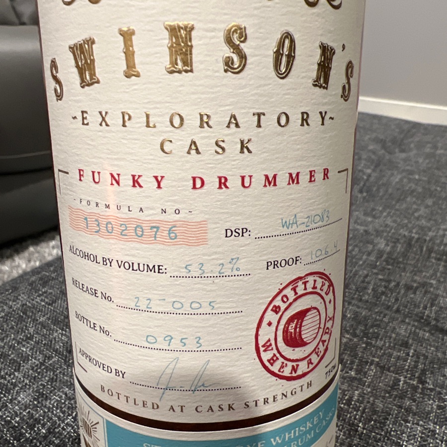 Doc Swinson's Exploratory Cask Funky Drummer