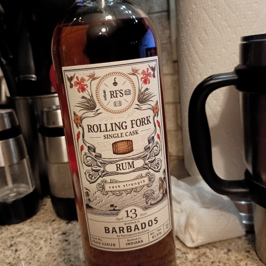 Rolllng Fork 13 year Barbados Rum