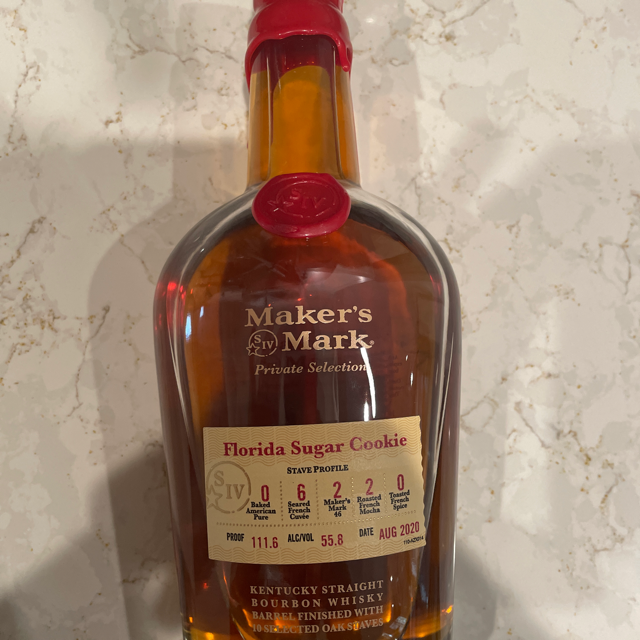 Maker's Mark Private Selection Florida Sugar Cookie