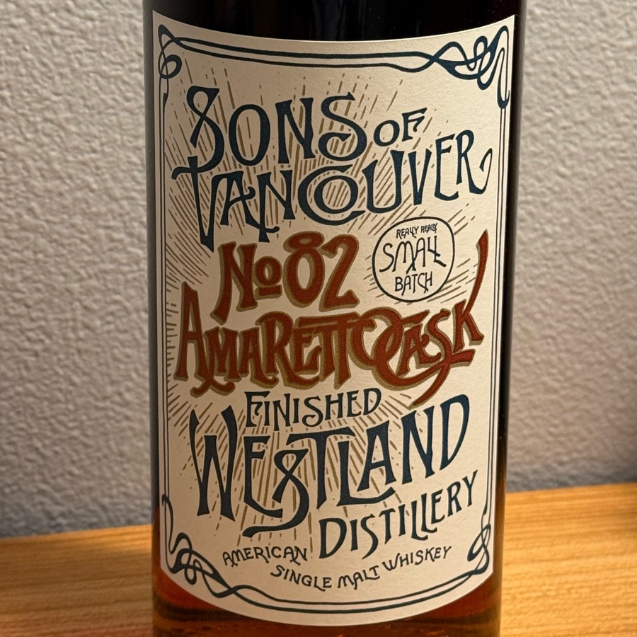 Westland Sons of Vancouver Cask Exchange No. 02 Amaretto Cask Finished