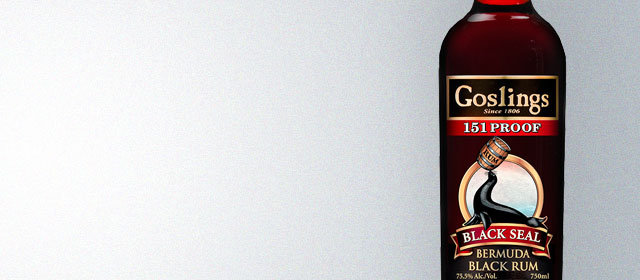 Goslings 151 Proof Black Seal Rum
