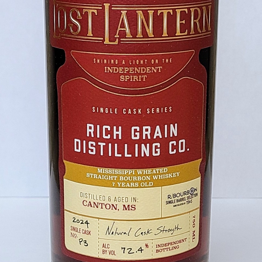 Lost Lantern - Rich Grain Distilling - Mississippi Wheated  Bourbon - r/Bourbon Single Barrel by T8KE