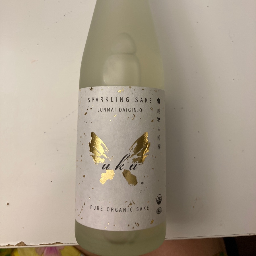 Uka Sparkling Sake Junmai Daiginjo