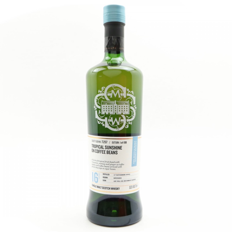 Longmorn SMWS 16 Years Old 7.257, Tropical Sunshine on Coffee Beans