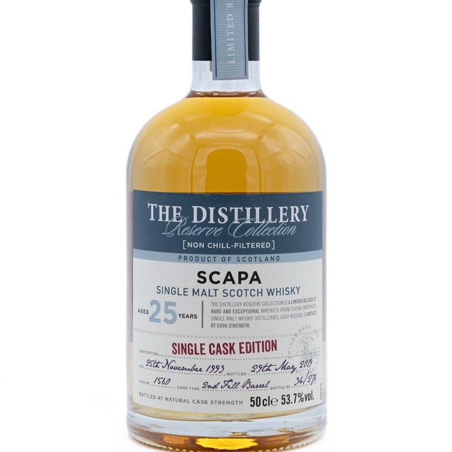 Scapa 1993 25-Year Cask No. 1560