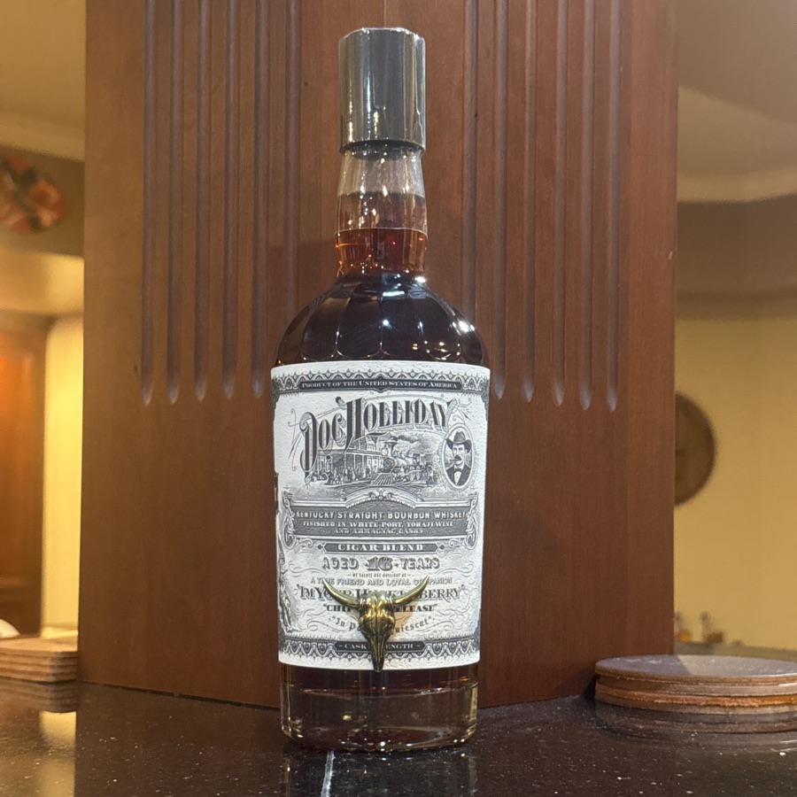 Doc Holliday Kentucky Straight Bourbon Whiskey Aged 16 Yrs Cigar Blend
