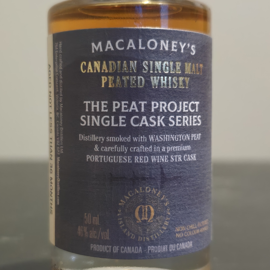 Macaloney Peat Project 54PPM Red Wine S.T.R. Barrique