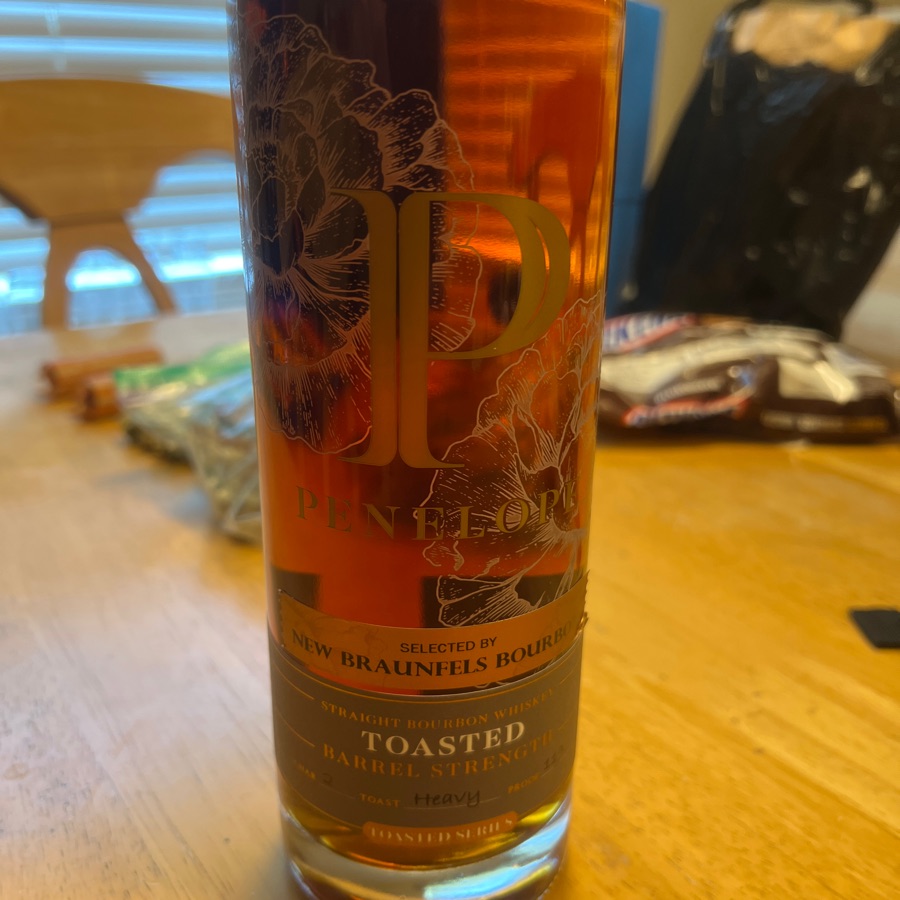 Penelope Toasted Barrel Strength Bourbon Batch 23-1089 (New Braunfels Bourbon)