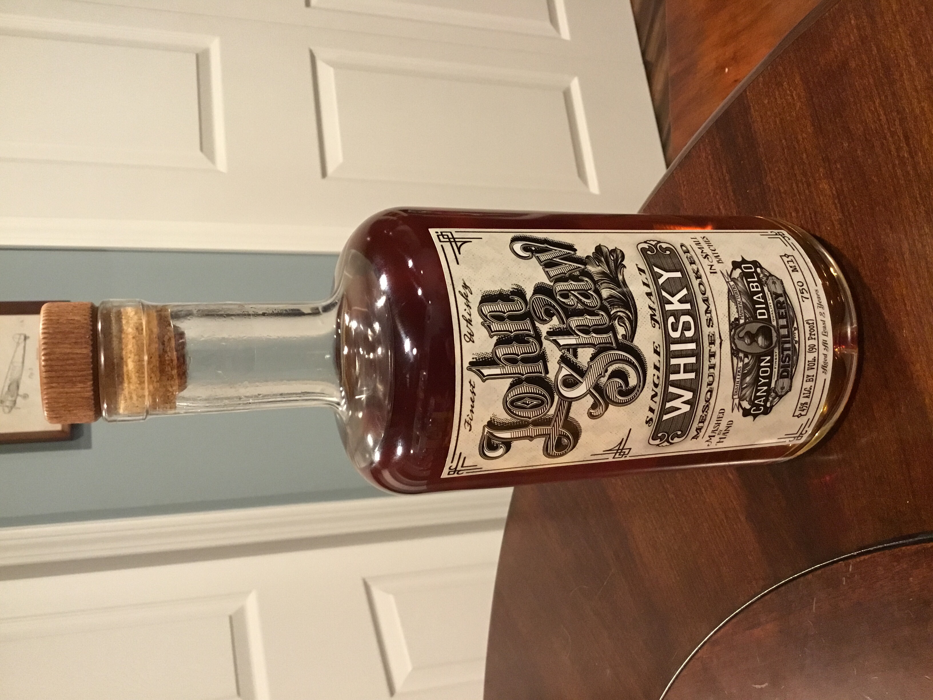 John Shaw Mesquite Smoked Whiskey