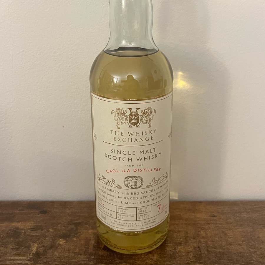 Caol Ila 2014 7 Year Single Cask The Whisky Exchange
