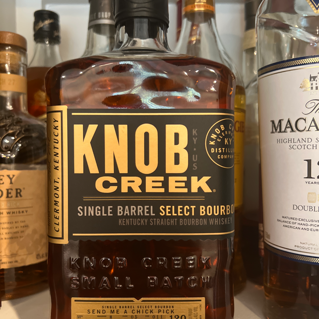 Knob Creek Single Barrel Select W-H F-05 R-011 (Send Me A Chick Pick)