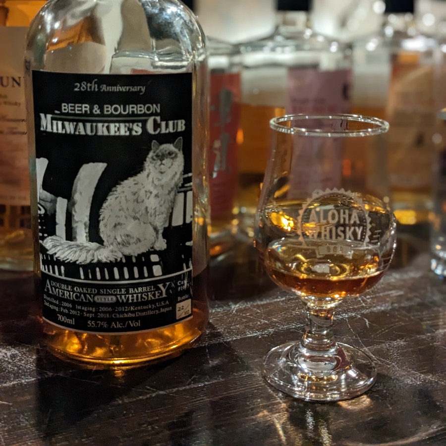 Milwaukee's Club Double Oak Aged American Whiskey 28th Anniversary (Wild Turkey)