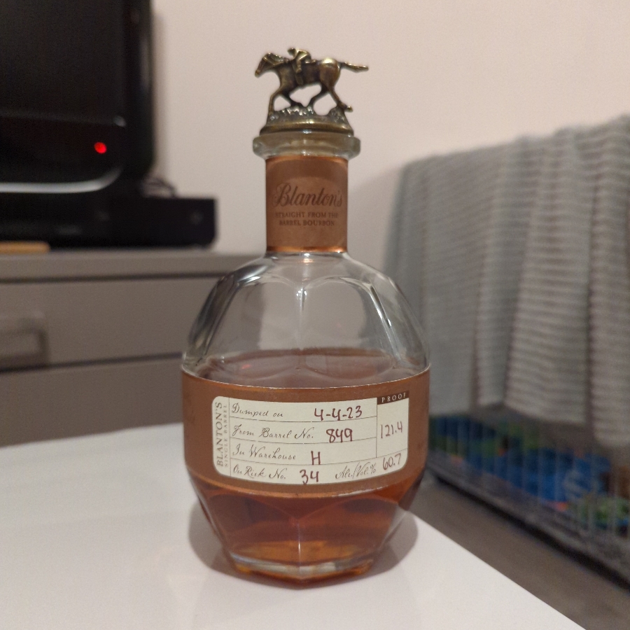 Blantons Straight From The Barrel 2023 #849