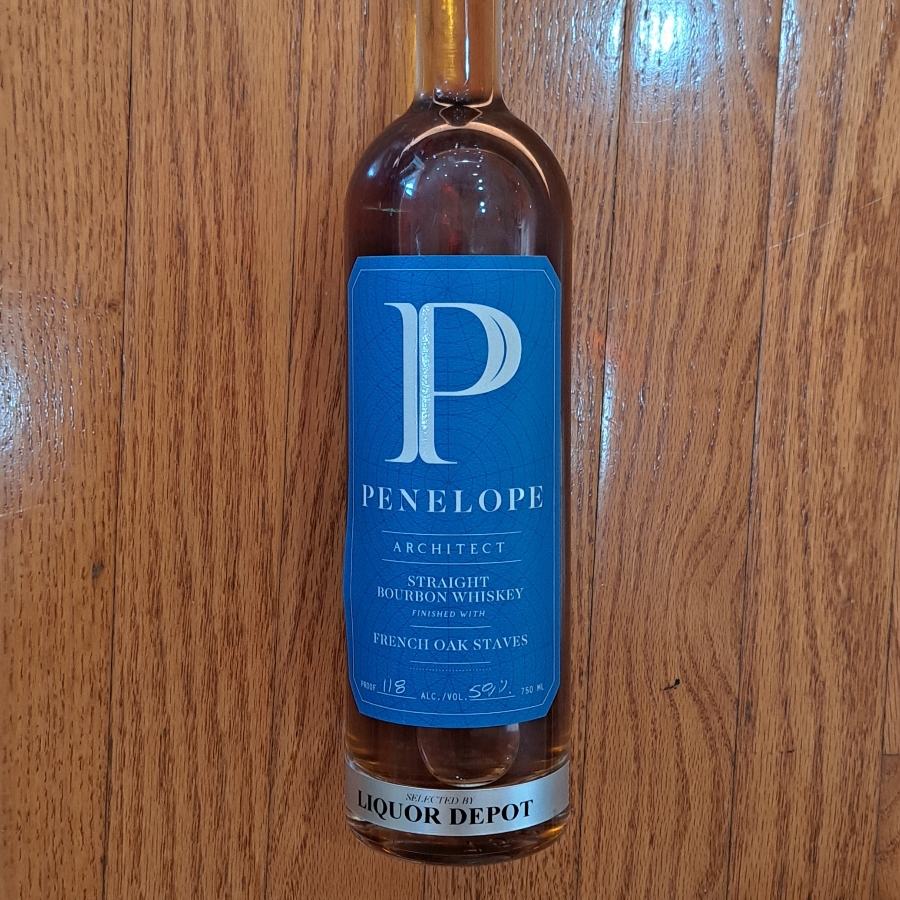 Penelope Architect Straight Bourbon Whiskey Private Build (Liquor Depot 2022)