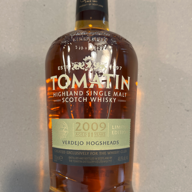 Tomatin 2009 Verdejo Hogsheads