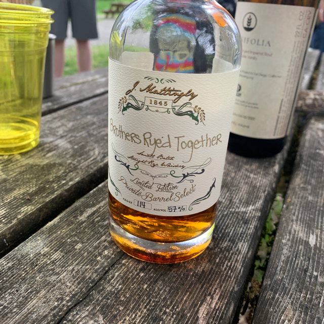 J. Mattingly 1845 Private Barrel Select Rye "Brothers Rye'd Together"