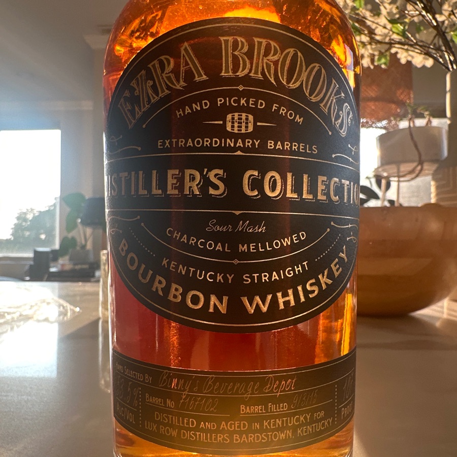 Ezra Brooks Distiller's Collection Single Barrel Bourbon - Barrel No. 7167102 (Binny's)