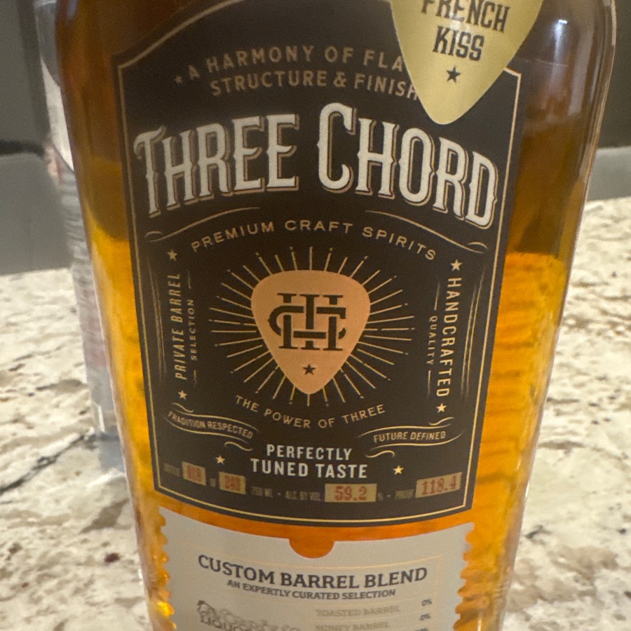 Three Chord Custom Barrel Blend "Like A French Kiss"
