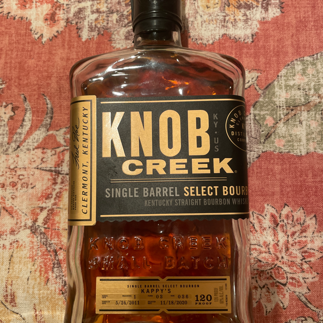 Knob Creek Single Barrel Select Bourbon (Kappy's 2020)
