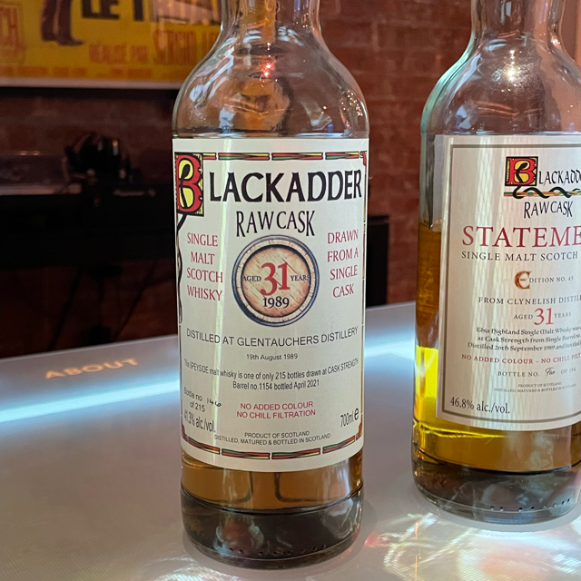 Blackadder Statement Glentauchers 1989 31 Year Cask 1154