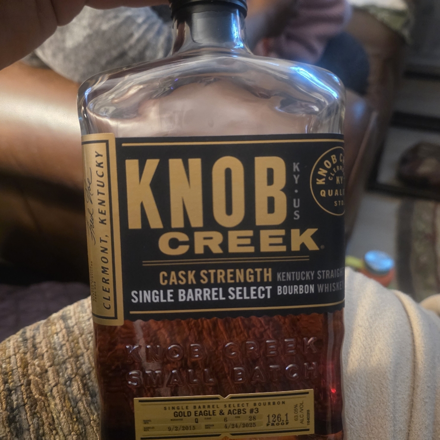 Knob Creek Cask Strength Single Barrel Select 126.1 Proof