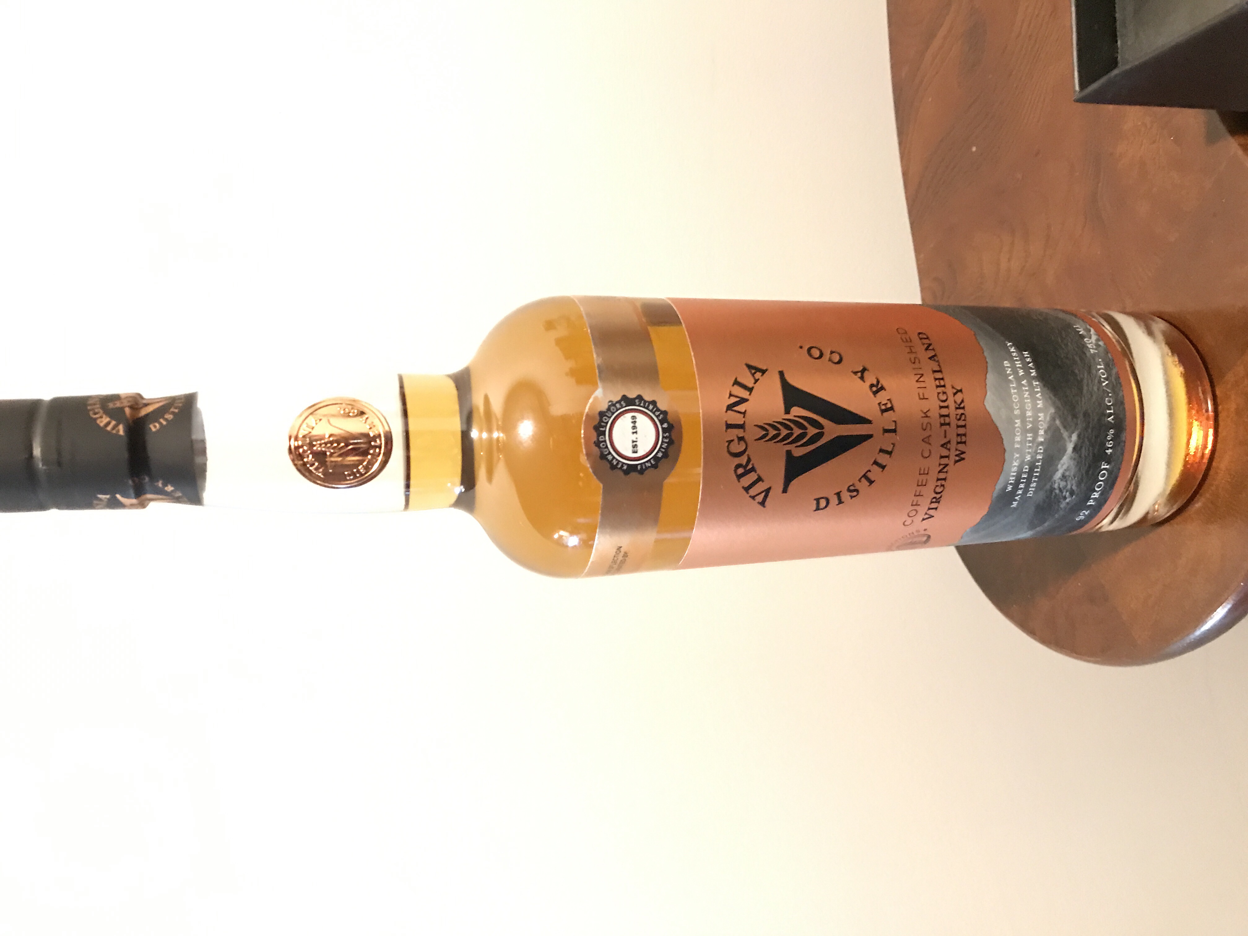Virginia Distillery Co. Coffee Cask Finished Virginia-Highland Whisky
