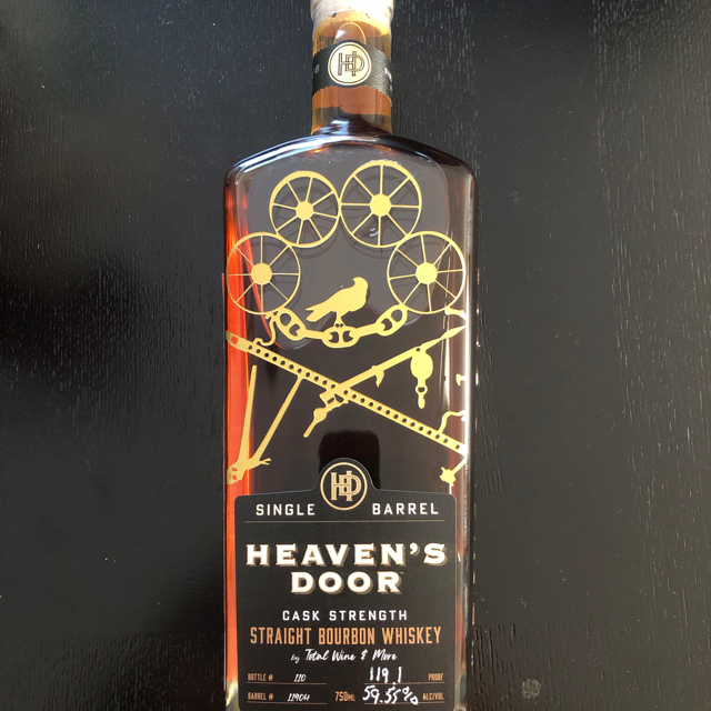 Heaven's Door Single Barrel Cask Strength Straight Bourbon (Total Wine)