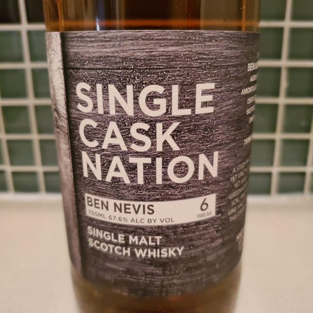Single Cask Nation Ben Nevis 6 Year