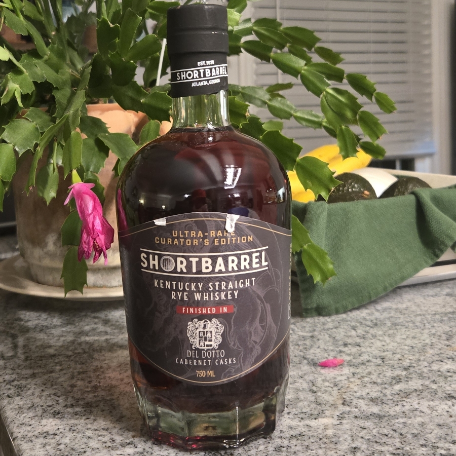 Shortbarrel Kentucky straight rye whiskey, finished in Del Dotto cabernet casks - (Ultra rare Curator's Edition)