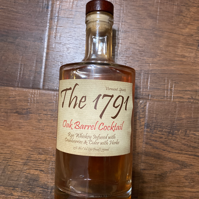 The 1791 Oak Barrel Cocktail