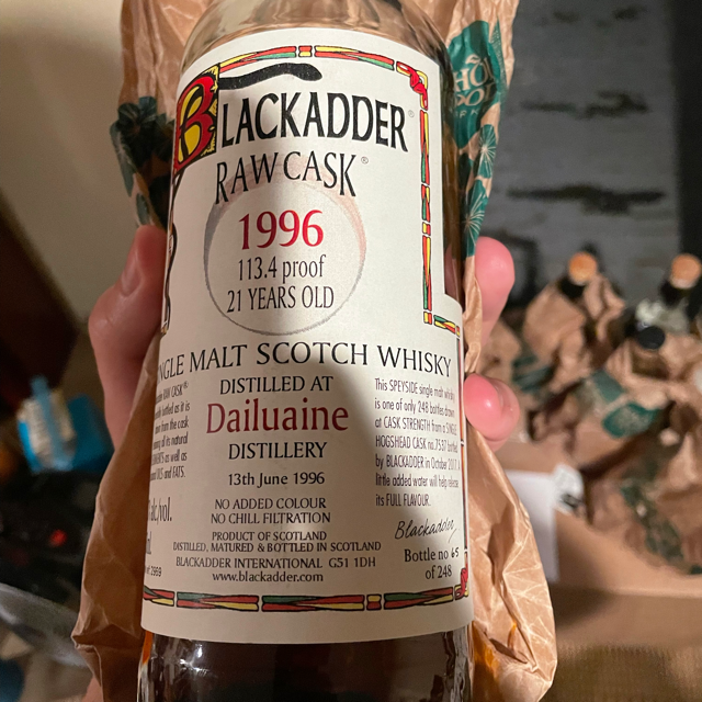 Blackadder Raw Cask Dailuane 1991 21 Year Cask 7537