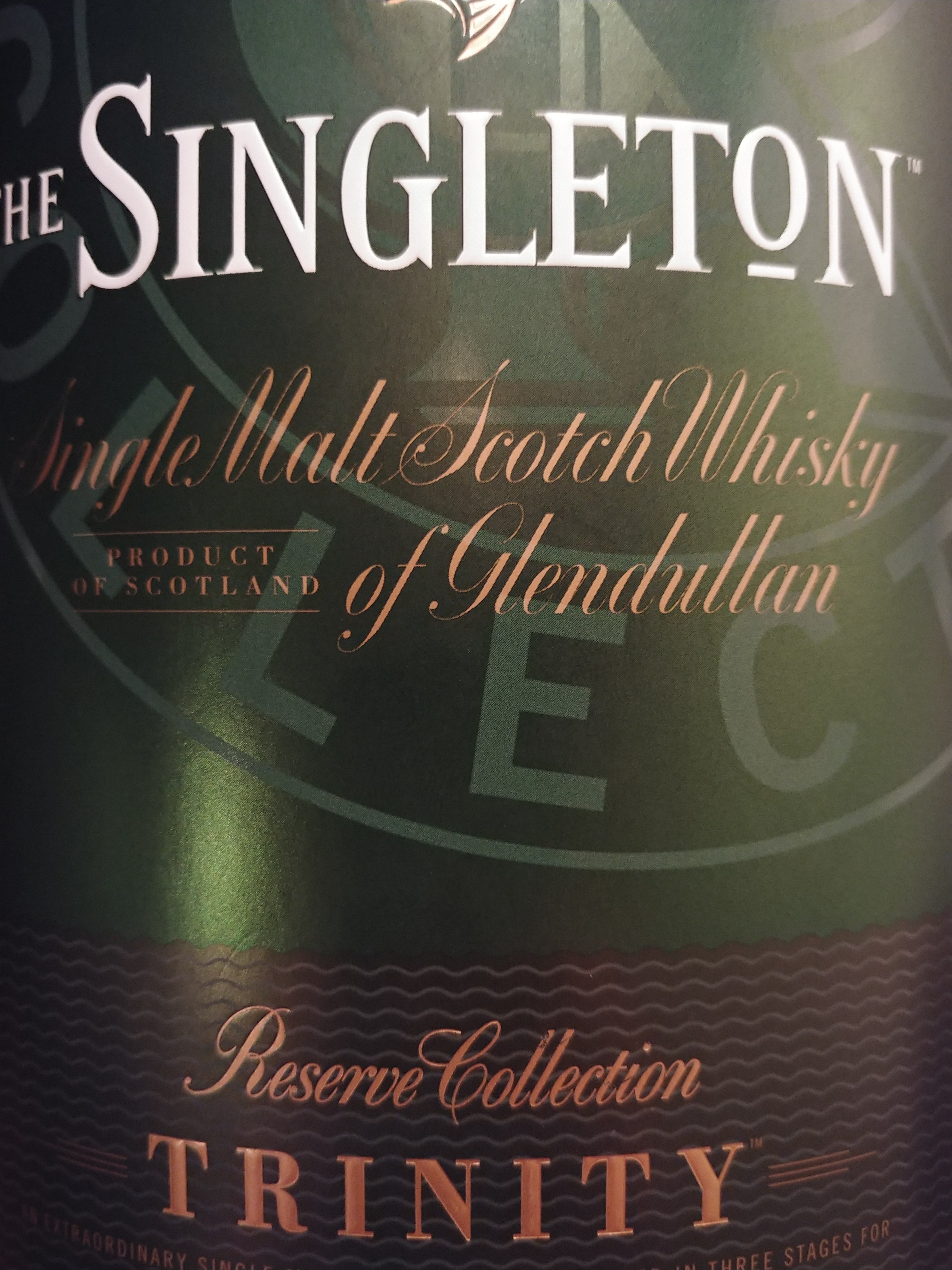 Singleton of Glendullan Reserve Collection Trinity