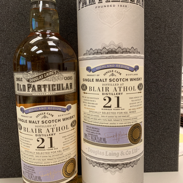 Blair Athol 21 Year Single Malt (Old Particular)