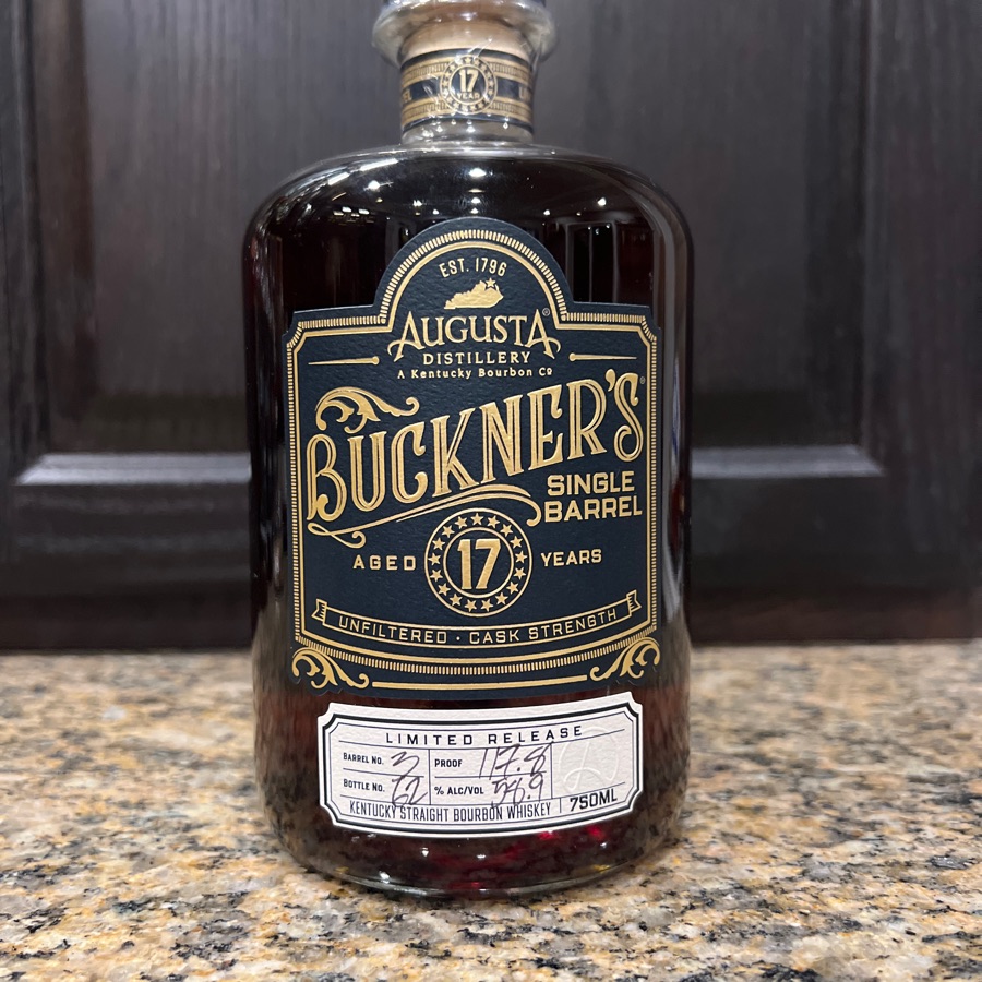 Agusta Buckner's 17 Year Single Barrel Kentucky Straight Bourbon