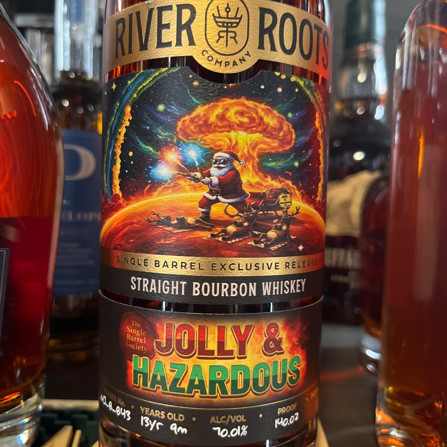 River Root straight bourbon, whiskey, exclusive, Jolly & Hazardous