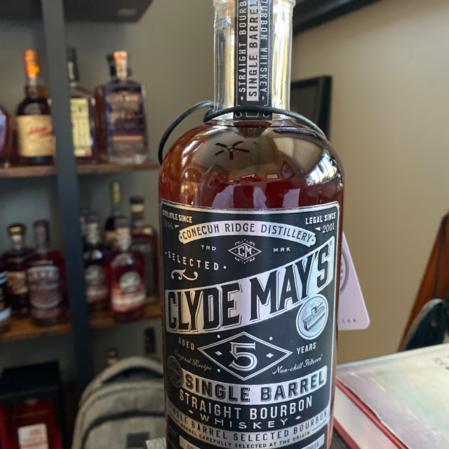 Clyde May's Aged 5 Years Single Barrel Selected for South Carolina
